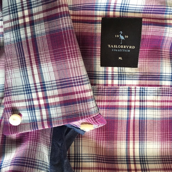 Mens Tailorbyrd Long Sleeve Dress Shirt XL - Picture 3 of 5